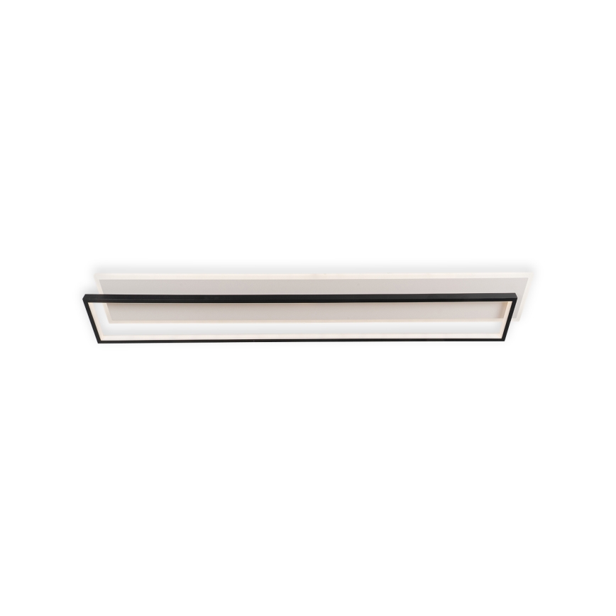 BRILAGI - LED stropna svjetiljka s mogućnošću prigušivanja OUTLINE LED/90W/230V 3000-6000K 18x100 cm bijela/crna + daljinski upravljač