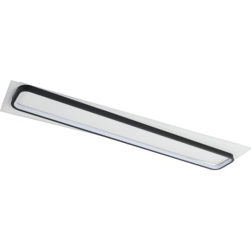 Brilagi - LED stropna svjetiljka s prigušivanjem OUTLINE LED/90W/230V 3000-6000K 18x100 cm bijela/crna + daljinski upravljač