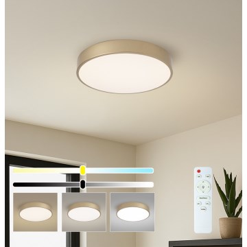 Brilagi - LED stropna svjetiljka s prigušivanjem POOL LED/48W/230V 3000-6000K Ø 40 cm zlatna + daljinski upravljač