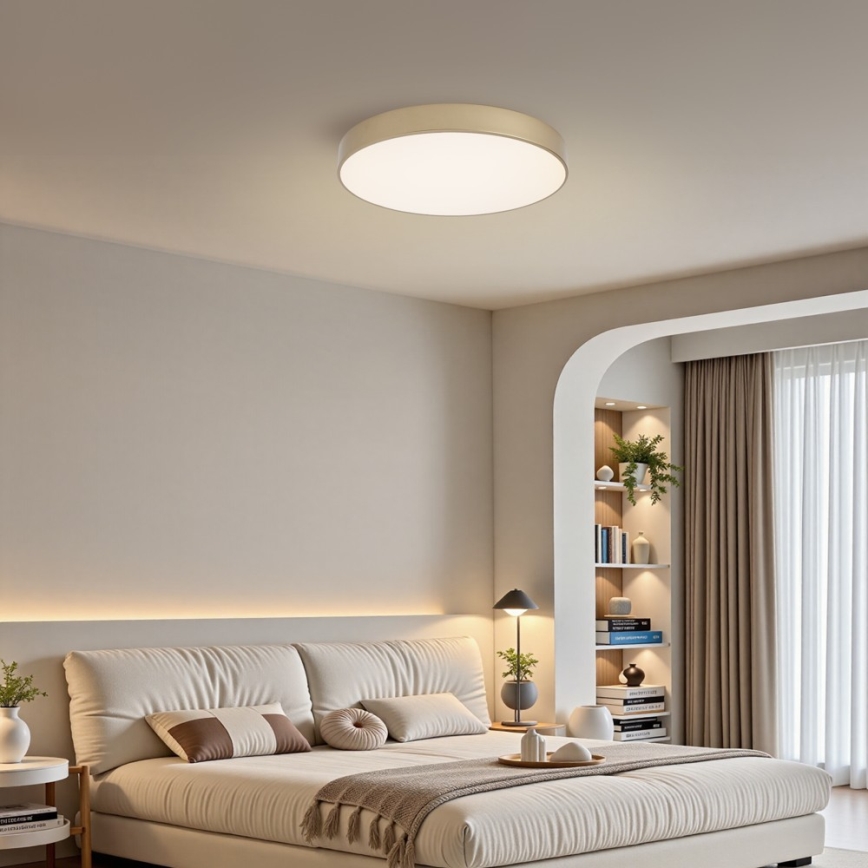 Brilagi - LED prigušivo stropno svjetlo POOL LED/60W/230V 3000-6000K Ø 50 cm zlatno + daljinski upravljač