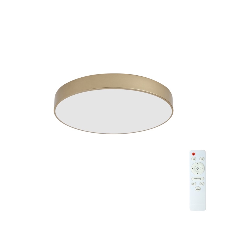 Brilagi - LED prigušivo stropno svjetlo POOL LED/60W/230V 3000-6000K Ø 50 cm zlatno + daljinski upravljač
