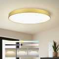 Brilagi - LED stropna svjetiljka s prigušivanjem POOL SMART LED/128W/230V 3000-6000K 100 cm zlatna Wi-Fi Tuya + daljinski upravljač