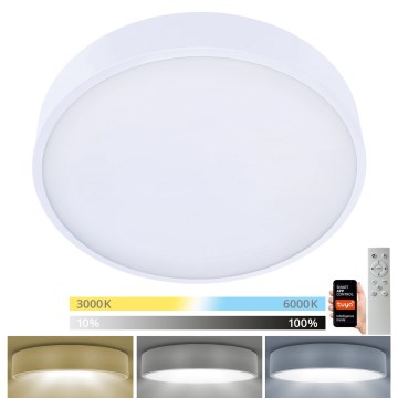Brilagi - LED stropna svjetiljka s prigušivanjem POOL SMART LED/48W/230V 40 cm 3000-6000K Wi-Fi Tuya + daljinski upravljač bijela