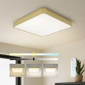Brilagi - LED stropna svjetiljka s prigušivanjem POOL SQUARE LED/48W/230V 3000-6000K 50x50 cm zlatna + daljinski upravljač