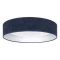 Brilagi - LED stropna svjetiljka s prigušivanjem VELVET SMART VARI LED/24W/230V 3000-6500K Ø 45 cm plava + daljinski upravljač