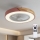 Brilagi - LED stropna svjetiljka s ventilatorom, s mogućnošću prigušivanja LED/38W/230V 3000-6500K 3000-6500K Ø 50 cm ružičasta/hrast + daljinski upravljač