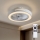 Brilagi - LED stropna svjetiljka s ventilatorom s mogućnošću prigušivanja LED/38W/230V 3000-6500K promjer 46 cm bijela + daljinski upravljač