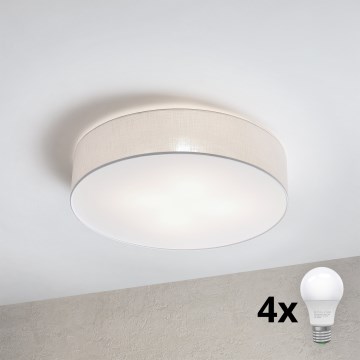 Brilagi - LED stropna svjetiljka SIRIJA 4xE27/15W/230V Ø 60 cm bijela