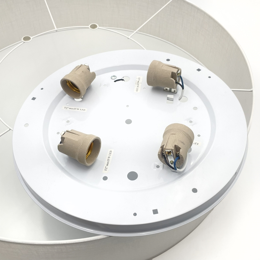 Brilagi - LED stropna svjetiljka SIRIJA 4xE27/60W/230V Ø 60 cm bijela