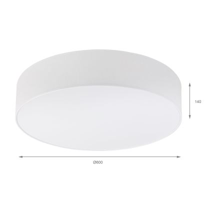 Brilagi - LED stropna svjetiljka SIRIJA 4xE27/60W/230V Ø 60 cm bijela
