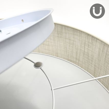 Brilagi - LED stropna svjetiljka SIRIJA 4xE27/60W/230V Ø 60 cm krem