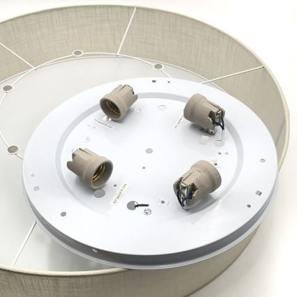 Brilagi - LED stropna svjetiljka SIRIJA 4xE27/60W/230V Ø 60 cm krem