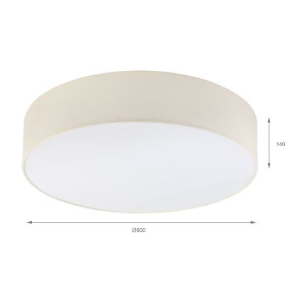 Brilagi - LED stropna svjetiljka SIRIJA 4xE27/60W/230V Ø 60 cm krem