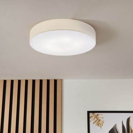 Brilagi - LED stropna svjetiljka SIRIJA 6xE27/15W/230V, promjer 80 cm, krem boje