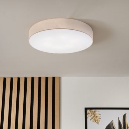 Brilagi - LED stropna svjetiljka SIRIJA 6xE27/15W/230V Ø 80 cm bež