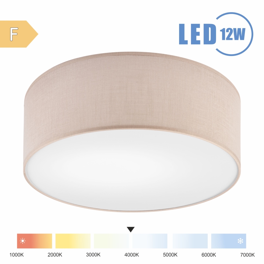 Brilagi - LED Stropna svjetiljka SIRIJA LED/12W/230V pr. 35 cm bež