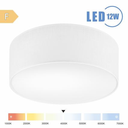 Brilagi - LED Stropna svjetiljka SIRIJA LED/12W/230V pr. 35 cm bijela