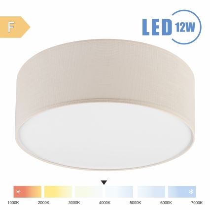 Brilagi - LED Stropna svjetiljka SIRIJA LED/12W/230V pr. 35 cm krem