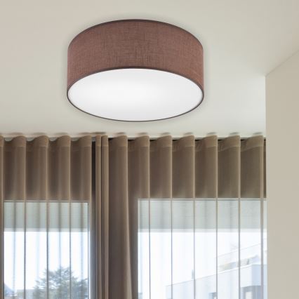 Brilagi - LED Stropna svjetiljka SIRIJA LED/12W/230V pr. 35 cm smeđa