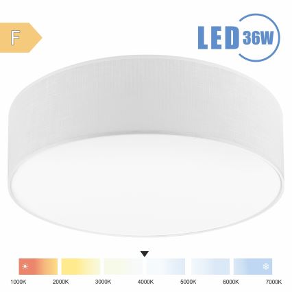 Brilagi - LED Stropna svjetiljka SIRIJA LED/36W/230V pr. 45 cm bijela