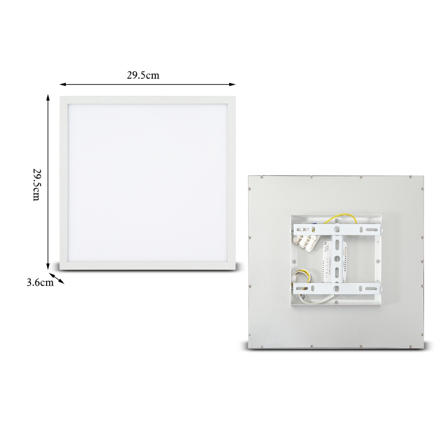 Brilagi - LED Stropna svjetiljka SLIMFRAME LED/25W/230V 30x30 cm bijela