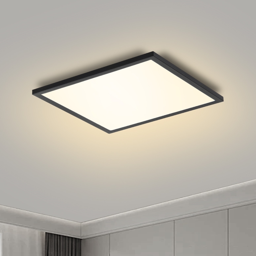 Brilagi - LED Stropna svjetiljka SLIMFRAME LED/25W/230V 30x30 cm crna
