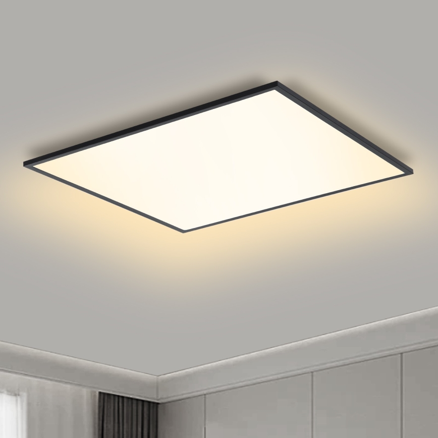 Brilagi - LED Stropna svjetiljka SLIMFRAME LED/58W/230V 60x60 cm crna