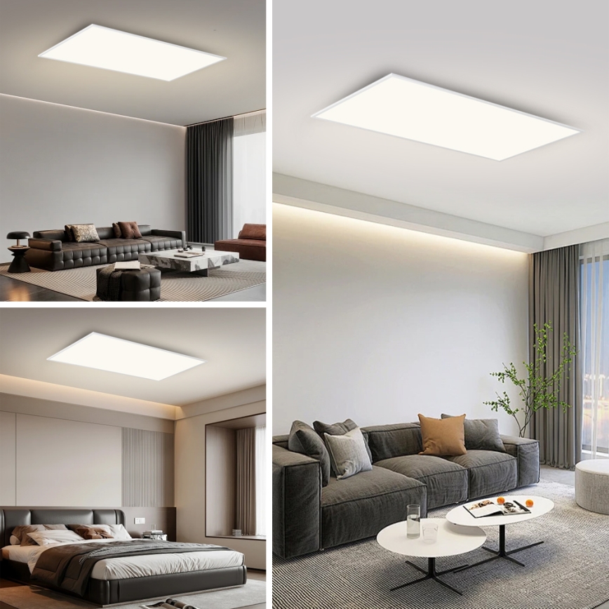 Brilagi - LED stropna svjetiljka SLIMFRAME LED/80W/230V 120x60 cm 3000/4000/6000K bijela