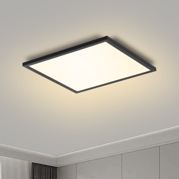 Brilagi - LED stropna svjetiljka SLIMFRAME s mogućnošću prigušivanja LED/25W/230V 30x30 cm 3000-6000K crna + daljinski upravljač