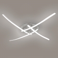 Brilagi - LED stropna svjetiljka STRIPES LED/32W/230V 60x60 cm srebrna