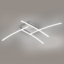 Brilagi - LED Stropna svjetiljka STRIPES LED/32W/230V srebrna