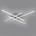 Brilagi - LED Stropna svjetiljka STRIPES LED/37W/230V srebrna