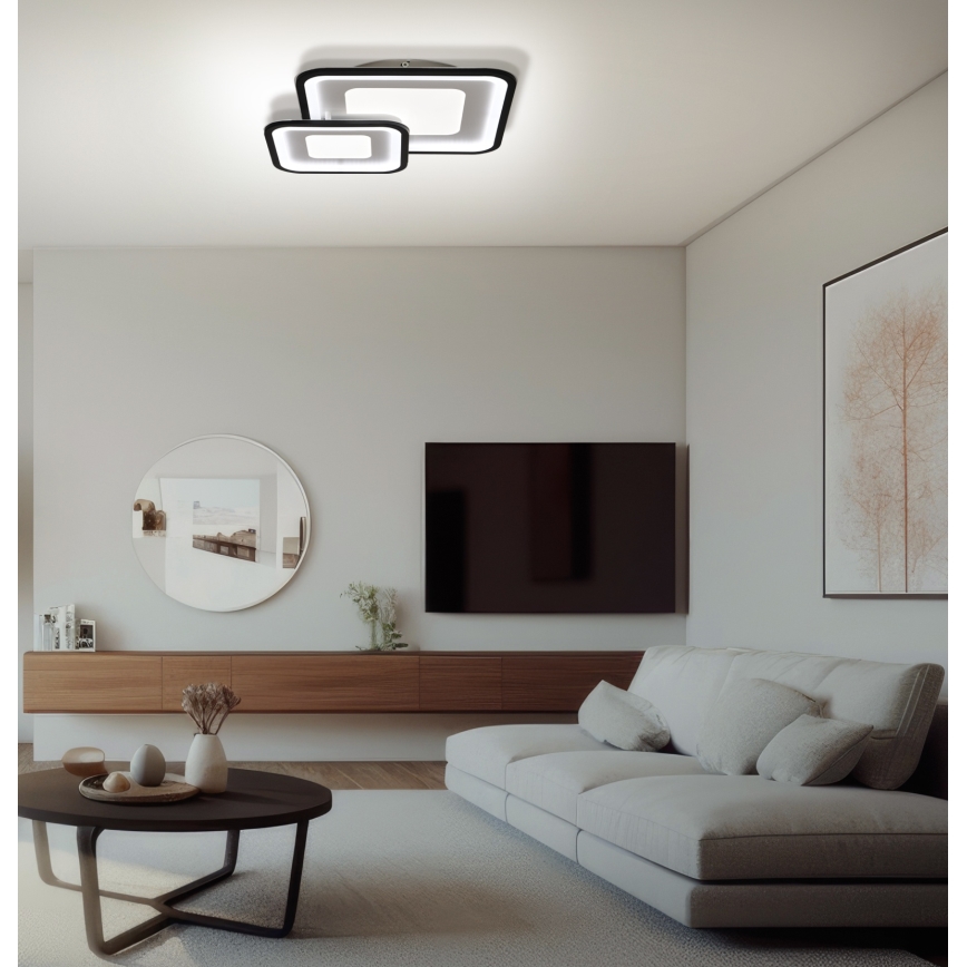 Brilagi - LED stropna svjetiljka s prigušivanjem TANDORA LED/49W/230V 3000-6000K + daljinski upravljač