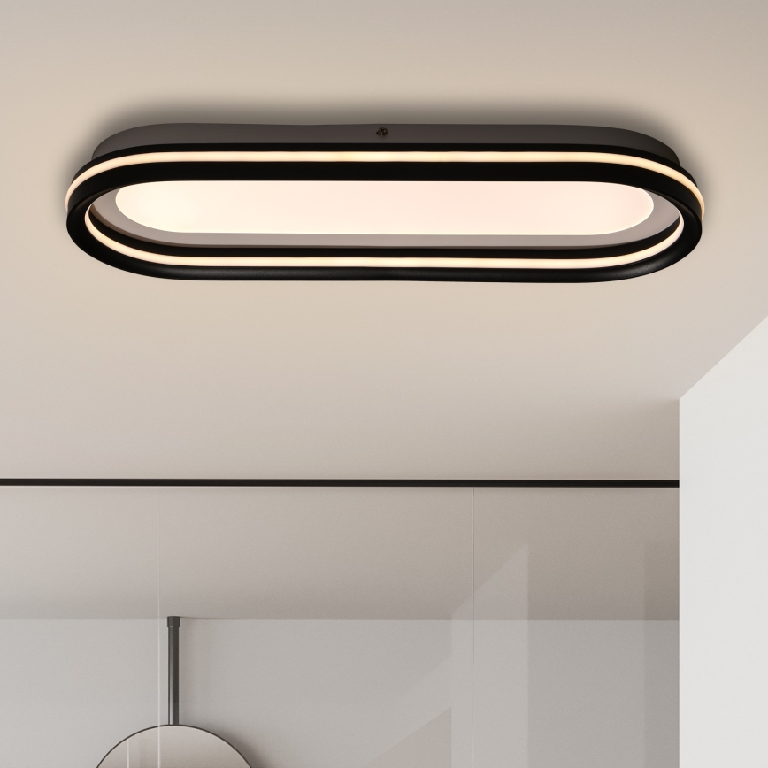 Brilagi - LED stropna svjetiljka TRIVARO s mogućnošću prigušivanja LED/85W/230V 3000-6000K 20x60 cm + daljinski upravljač