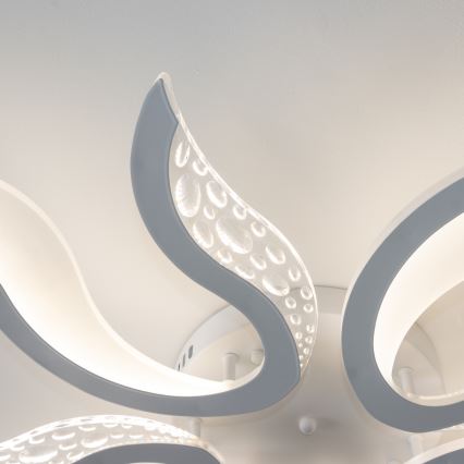 Brilagi - LED stropna lampa s prigušivanjem TWIST LED/65W/230V 3000-6500K bijela + daljinski upravljač