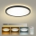 Brilagi - LED stropna svjetiljka ULTRA TANAK s mogućnošću prigušivanja LED/24W/230V 2700-6500K promjer 42 cm crna + daljinski upravljač