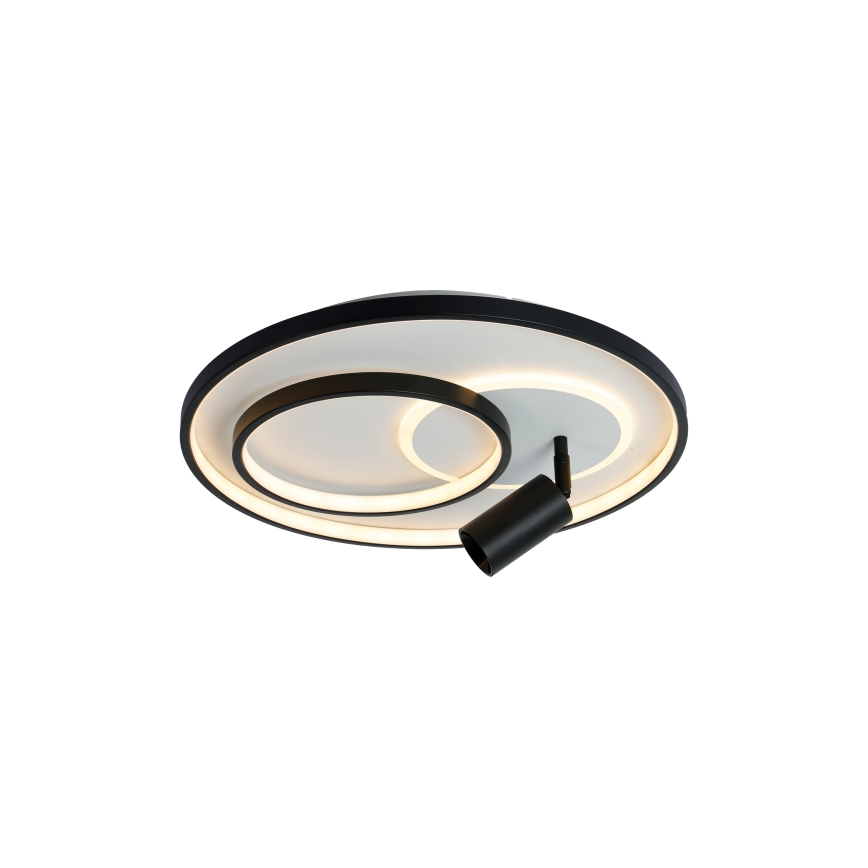 Brilagi - LED prigušivo stropno svjetlo UNITY LED/60W/230V + 1xGU10/3W 3000-6000K Ø 50 cm bijela/crna + daljinski upravljač