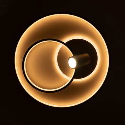 Brilagi - LED prigušivo stropno svjetlo UNITY LED/60W/230V + 1xGU10/3W 3000-6000K Ø 50 cm bijela/crna + daljinski upravljač