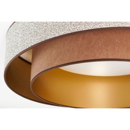 Brilagi - LED Stropna svjetiljka VEGAS SHINE LED/24W/230V pr. 60 cm smeđa