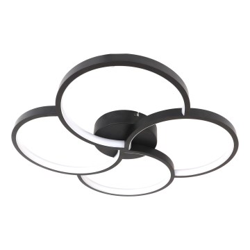 Brilagi - LED stropna svjetiljka VELO LED/42W/230V 4000K Ø 52 cm crna