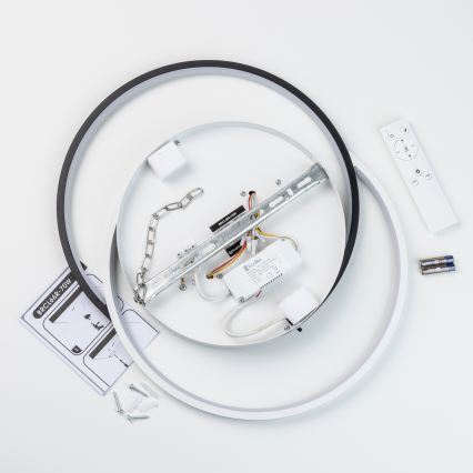 Brilagi - LED prigušivo stropno svjetlo VELO XL LED/83W/230V 3000-6500K 46,7x59,5 cm + daljinski upravljač