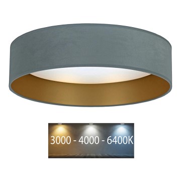 Brilagi - LED Stropna svjetiljka VELVET LED/12W/230V pr. 30 cm 3000K/4000K/6400K mint/zlatna