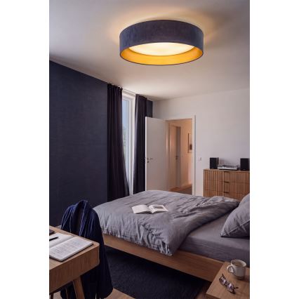 Brilagi - LED stropna svjetiljka VELVET SIMPLE LED/24W/230V 3000K promjer 45 cm plava