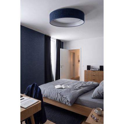 Brilagi - LED stropna svjetiljka VELVET SIMPLE LED/24W/230V 3000K promjer 45 cm plava