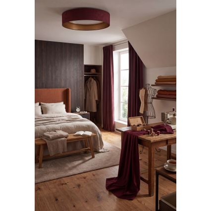 Brilagi - LED stropno svjetlo VELVET SIMPLE LED/24W/230V 3000K Ø 45 cm bordo/zlatna