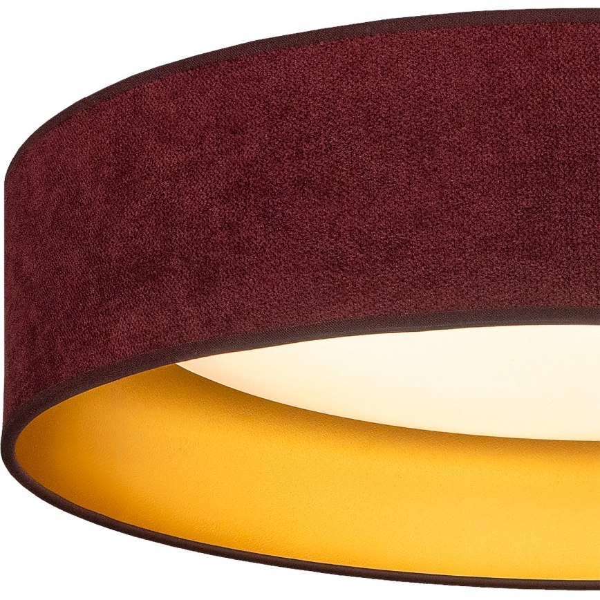 Brilagi - LED stropno svjetlo VELVET SIMPLE LED/24W/230V 3000K Ø 45 cm bordo/zlatna