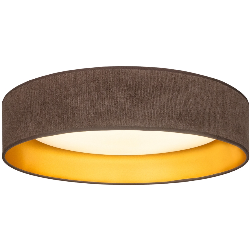 Brilagi - LED stropna svjetiljka VELVET SIMPLE LED/24W/230V 3000K Ø 45 cm smeđa/zlatna