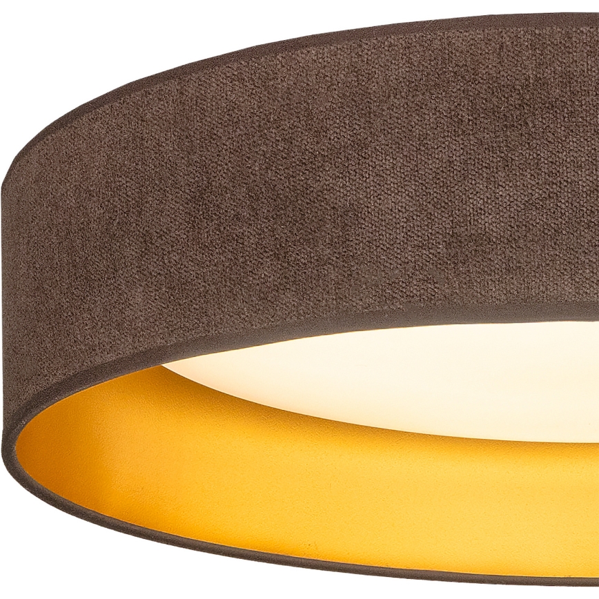 Brilagi - LED stropna svjetiljka VELVET SIMPLE LED/24W/230V 3000K Ø 45 cm smeđa/zlatna