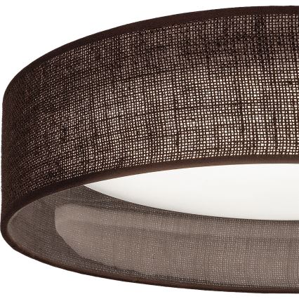 Brilagi - LED stropna svjetiljka VELVET SIMPLE LED/24W/230V 4000K Ø 45 cm smeđa