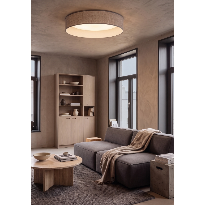 Brilagi - LED stropna svjetiljka VELVET SIMPLE LED/36W/230V 3000K promjer 55 cm siva